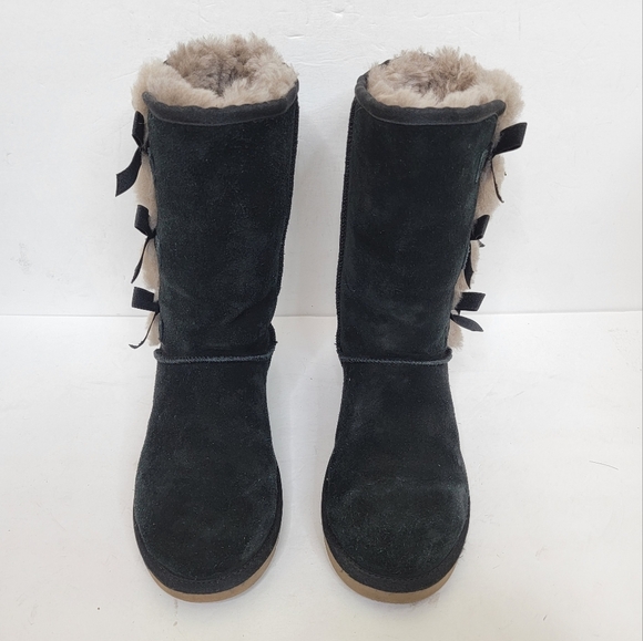 Women’s Victoria Tall Black Koolaburra By UGG Boots Size 8 - Picture 2 of 10